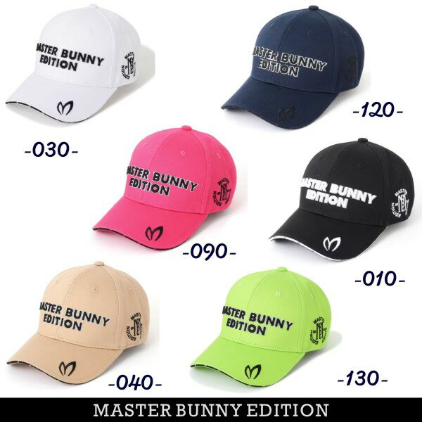 【NEW】マスターバニーbyパーリーゲイツMASTER BUNNY EDITION サークルロゴ定番系 コットンツイルキャップ758-3187201/23AF