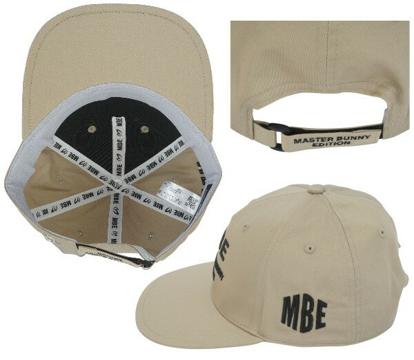【NEW】マスターバニーbyパーリーゲイツMASTER BUNNY EDITION リバイバルロゴカーブラインフラットブリムキャップ758-5187309/25A【正規品】