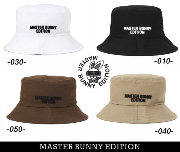【NEW】マスターバニーbyパーリーゲイツMASTER BUNNY EDITION ”2段ロゴ”SWAGGY BUNNY＜ダーティーラビット＞コットンツイルバケットハット758-6287903/26C【正規品】