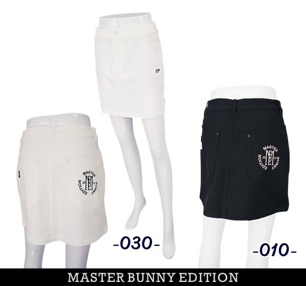 マスターバニーbyパーリーゲイツMASTER BUNNY EDITION ニューサークルロゴハニカムドビー ストレッチレディーススカート759-3134208/23A