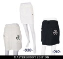 【PREMIUM SALE 40%OFF】マスターバニーbyパーリーゲイツMASTER BUNNY EDITION ニューサークルロゴハニカムドビー ストレッチレディーススカート759-3134208/23A