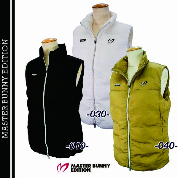 【NEW】マスターバニーbyパーリーゲイツMASTER BUNNY EDITION レディースナイロンリップ中綿フルジップ..