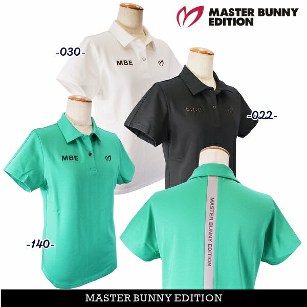 【NEW】マスターバニーbyパーリーゲイツMASTER BUNNY EDITION レディース Ry/Nyスムース/MBEダブルマーク半袖シャツ 759-5260902/25C【正規品】