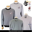 【NEW】マスターバニーbyパーリーゲイツ=MASTER BUNNY EDITION=15th Anniv.SWAGGY BUNNY<ダーティーラビット>メンズ Regent クルーネックニットプルオーバーセーター 758-5270801/25C【正規品】