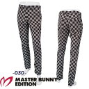 【PREMIUM SALE50 OFF】マスターバニーbyパーリーゲイツMASTER BUNNY EDITION チェッカーフラッグメンズ ストレッチパンツ 758-2231603/22C