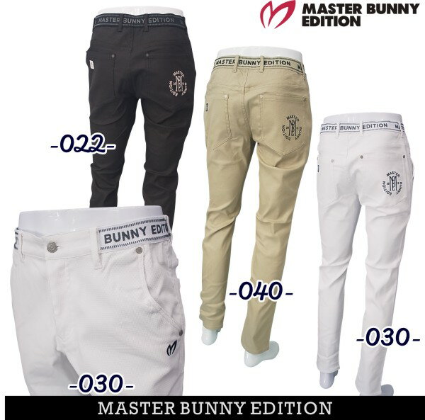 【NEW】マスターバニーbyパーリーゲイツMASTER BUNNY EDITION エコハイブリッドSOLOTEX メンズルアンチンドビーストレッチパンツ 758-4131201/24A