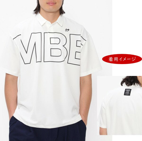 【PREMIUM-SALE 40%OFF】マスターバニーbyパーリーゲイツMASTER BUNNY EDITION ダイヤ柄ポリエステルストレッチ BIGなアウトロゴメンズ半袖シャツ 758-4160407/24B