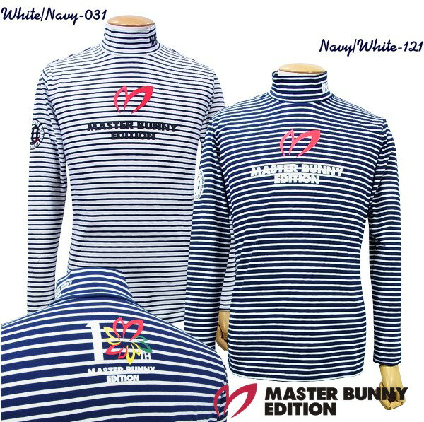 【WEB限定 PREMIUM CHOICE】【10th Anniversary】MASTER BUNNY EDITIONマスターバニーAnniversary限定メンズ ボーダーモックシャツ =JAPAN MADE=758-0266871/20C【STRONG-AGAIN】のサムネイル