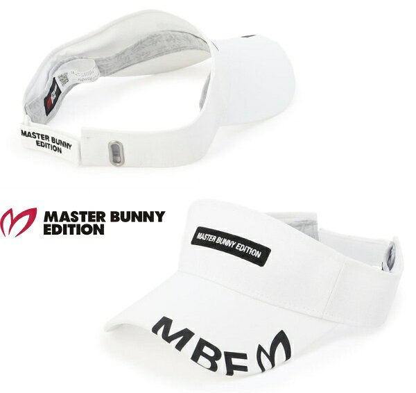 【NEW】マスターバニーbyパーリーゲイツMASTER BUNNY EDITION 氷撃!!FREEZE TECH ≪接触冷感≫ 見切りロゴツイルバイザー 758-6187503/26B【正規品】