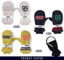 【PREMIUM SALE40%OFF】PEARLY GATES パーリーゲイツカレッジロゴ メルトンフリース防寒ミトングローブ 両手用053-4183112/23D その1