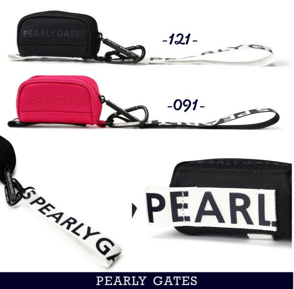【NEW】PEARLY GATES パーリーゲイツYes! Yes!! Yes!!! 35th Anniv.NEXT1定番系ボールポーチ 053-4984201/24A 1