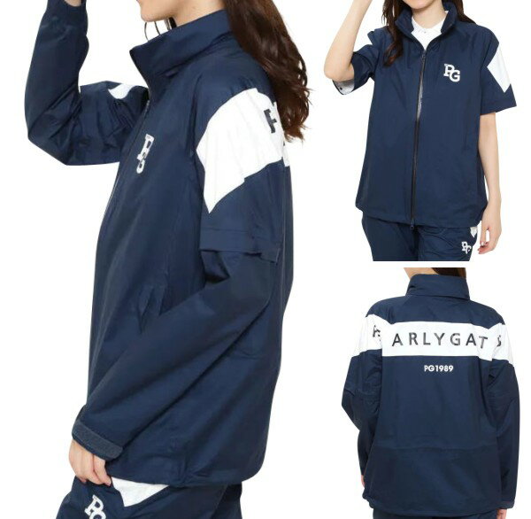 【NEW】PEARLY GATES パーリーゲイツ防水透湿ストレッチ CRAFTEVOレディース レインウェア 上下セット053-1988404/1989404/21A