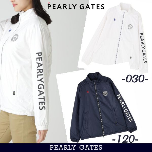【NEW】PEARLY GATES パーリーゲイツ軽量！形態回復/ストレッチ “SOLOTEX”吸湿発熱 “サンバーナー” レディースPeミニリップ中わたジップアップブルゾンジャケット/ジャンパー055-5220122/25D【正規品】