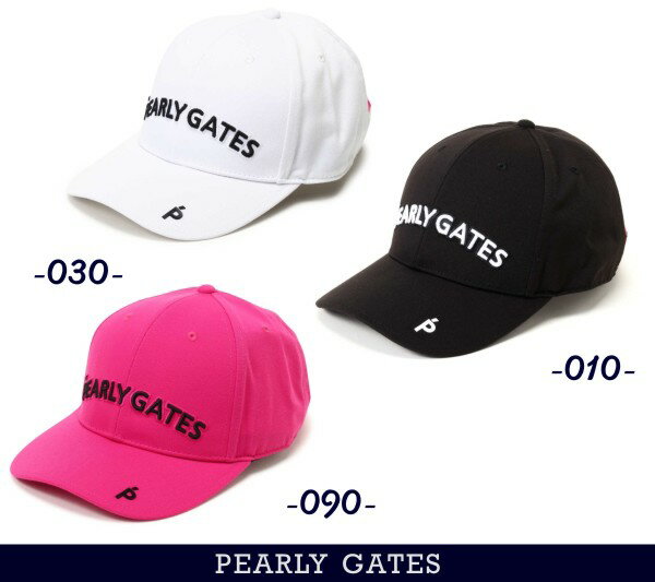 PEARLY GATES パーリーゲイツ"P" REPREVE ツイルキャップ 053-3287801/23C