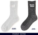 PEARLY GATES パーリーゲイツ”グリッター glitter” 煌めくレディースミドルソックス =MADE IN JAPAN=053-5186002/2...