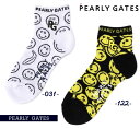 【NEW】PEARLY GATES パーリーゲイツバナナPG SMILE柄 レディースショートソックス=MADE IN JAPAN= 053-5186402/2...