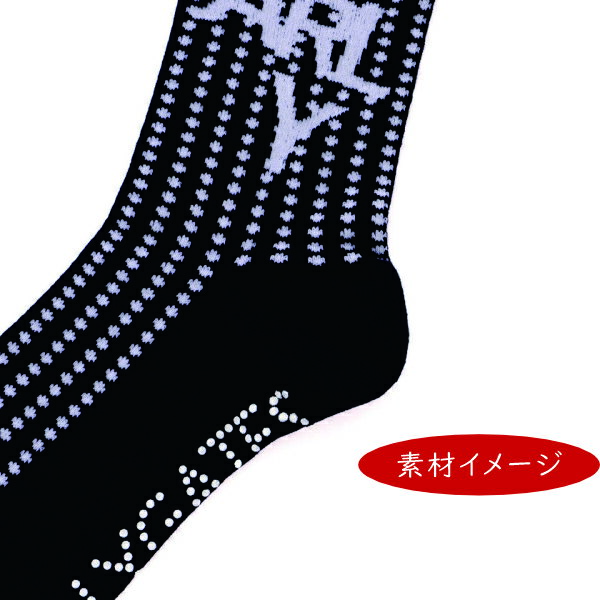 【NEW】PEARLY GATES パーリーゲイツドット & ロゴMIX メンズミドルソックス=MADE IN JAPAN= 053-5286027/25C【正規品】