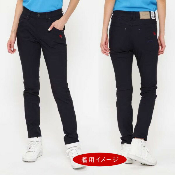 【PREMIUM CHOICE】PEARLYGATES パーリーゲイツTHE FUN OF GOLF! PALE TONE レディースEXストレッチパンツ 055-3131502/23B 3