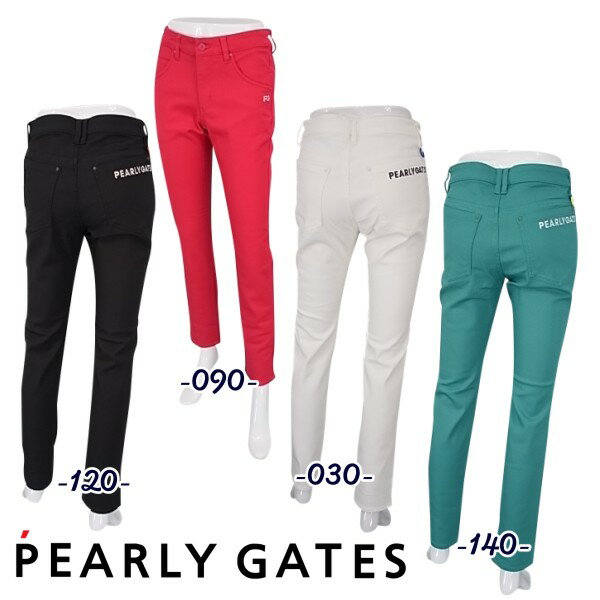 【PREMIUM SALE 50%OFF】PEARLYGATES パーリーゲイツグラデーションロゴ！カルゼストレッチレディースパンツ 055-2231802/22C【GRD】