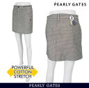 【PREMIUM SALE 60%超OFF】PEARLYGATES パーリーゲイツパワフルコットンストレッチ ドビー変形ダイヤ柄レディーススカート 055-22...