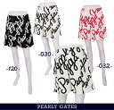 【PREMIUM SALE】PEARLYGATES パーリーゲイツ筆記体ロゴグラフィック レディースプリーツスカート 055-3134412/23B