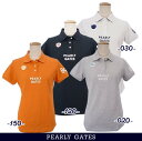 【PREMIUM SALE 50%超OFF】PEARLY GATES パーリーゲイツP/G2段ロゴ レディースカノコ半袖ポロシャツ=JAPAN MADE= 055-3160112/23A