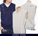 【PREMIUM SALE】PEARLY GATES パーリーゲイツPGサイドロゴ Vネックメンズベスト=JAPAN MADE= 053-3173305/23A