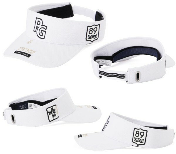 【NEW】PEARLY GATES パーリーゲイツ≪Anchor Series≫ PG ＆ アンカー接触冷感/高UVカット！≪UV Protection≫NEW BASIC バイザー 053-5287822/25C【正規品】