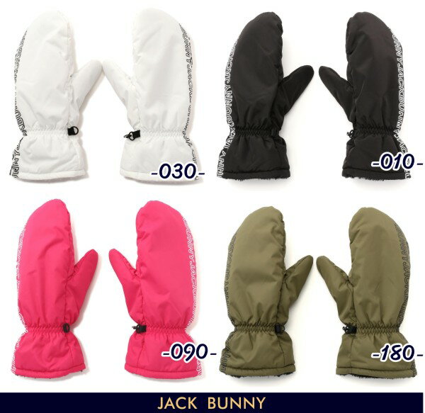 【NEW】Jack Bunny!! by PEARLY GATESジャックバニー!! 合繊×もこもこボア両手用防寒ミトングローブ262-3283131/23D