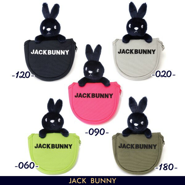 【NEW】Jack Bunny by PEARLY GATESジャックバニー NAVYラビットぬいぐるみパターカバー ツーボール/マレットタイプ262-3984854/23C