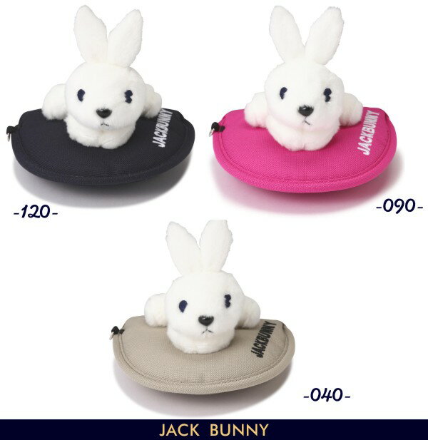 【NEW】Jack Bunny by PEARLY GATESジャックバニー ニュー定番系ぬいぐるみラビット付きパターカバーツーボール/マレットタイプ 262-4984139/24AF