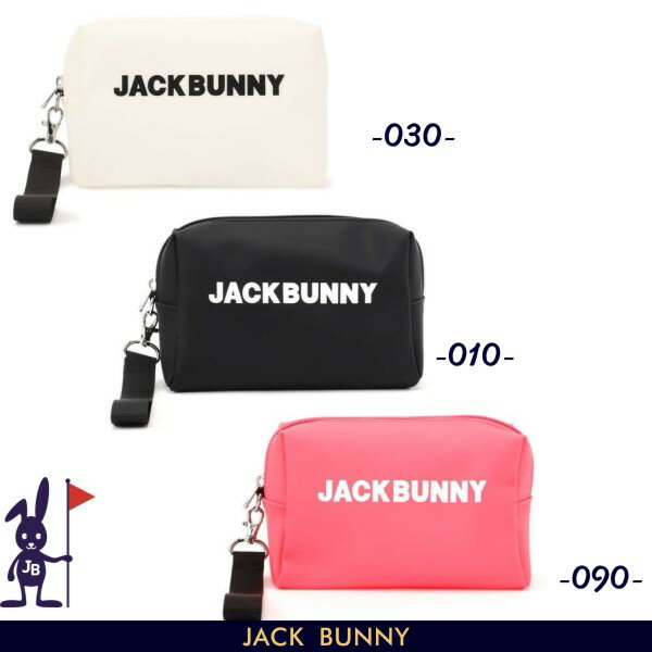 【PREMIUM OUTLET40%OFF】Jack Bunny!! by PEARLY GATESジャックバニー!! JBロゴユーティリティーポーチストラップ付きクラッチポーチ 262-3184635/23B