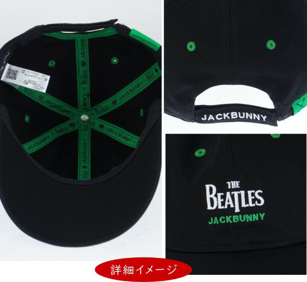 【NEW】Jack Bunny!! by PEARLY GATESジャックバニー!! The BEATLES コラボThe BEATLES×Jack Bunny!! コットンツイルキャップ 262-5287901/25C【正規品】
