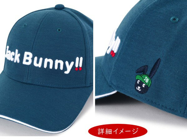 【NEW】【ニュー定番25-キャップ】Jack Bunny!! by PEARLY GATESジャックバニー!! にっこりJBラビット3Dロゴキャップ 262-5987101/25A【正規品】