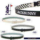 【NEW】Jack Bunny!! by PEARLY GATESジャックバニー!! 定番系スクエアバックルちょっと細めのレディース合皮ベルト262-51824...