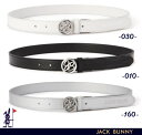 【NEW】Jack Bunny!! by PEARLY GATESジャックバニー!! JBロゴラウンド型バックルちょっと細めのレディース合皮ベルト262-528...