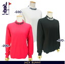 【PREMIUM SALE】Jack Bunny!! by PEARLY GATESジャックバニー!! ネックロゴ レディースモックネックニットセーター/プルオ...