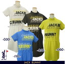 【PREMIUM SALE 30 OFF】Jack Bunny by PEARLY GATESジャックバニー レディース ロゴジャガードモックネック半袖ワンピース 263-3124228/23A