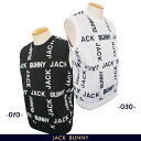 【NEW】Jack Bunny!! by PEARLY GATESジャックバニー!! ウィンドウペンJBロゴWジャガード メンズクルーネックニットベスト 262-4173129/24A