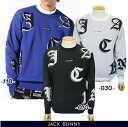 【PREMIUM SALE】Jack Bunny!! by PEARLY GATESジャックバニー!! JBワンポイントボックスロゴポリWジャガードメンズゴシッ...