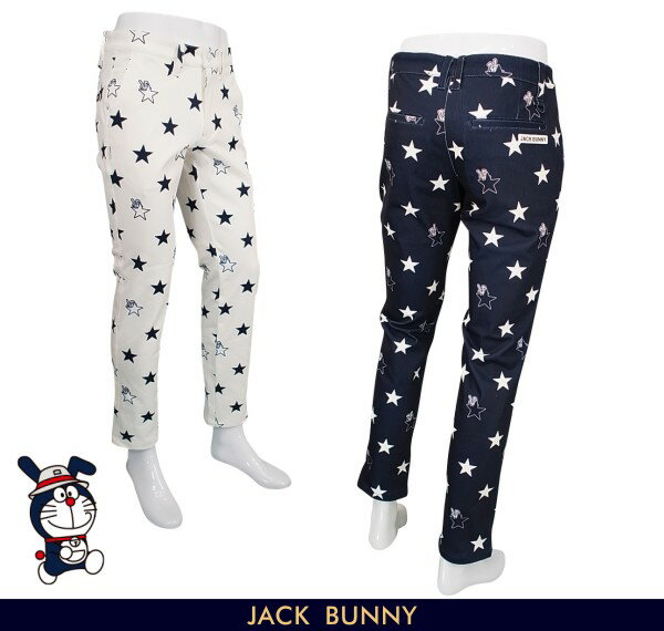 【Fes Fes DORAEMON JACK BUNNY 】Jack Bunny by PEARLY GATES ジャックバニー★☆耳付きドラえもん☆★4WAYストレッチ メンズ裏起毛パンツ262-3231037/23C