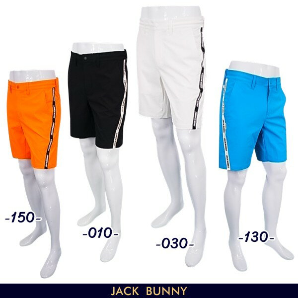 【PREMIUM SALE】Jack Bunny!! by PEARLY GATESジャックバニー!! テープロゴラインナイロンリップ メンズストレッチショートパンツ262-3232605/23B