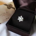 akoya 海水真珠【アコヤ真珠】【真珠】【2.5-5.5mm】【K18 雪の華 リング】【ホワイトピンク】【お買い得価格】【新作】【製品保証】