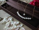 真珠 akoya【真珠 ネックレス】あこや真珠 パール K18 ネックレス ベビーパール ステーションネックレス【パール ネックレス】pearl necklace 楽天 レディース ジュエリー アクセサリー 海水真珠