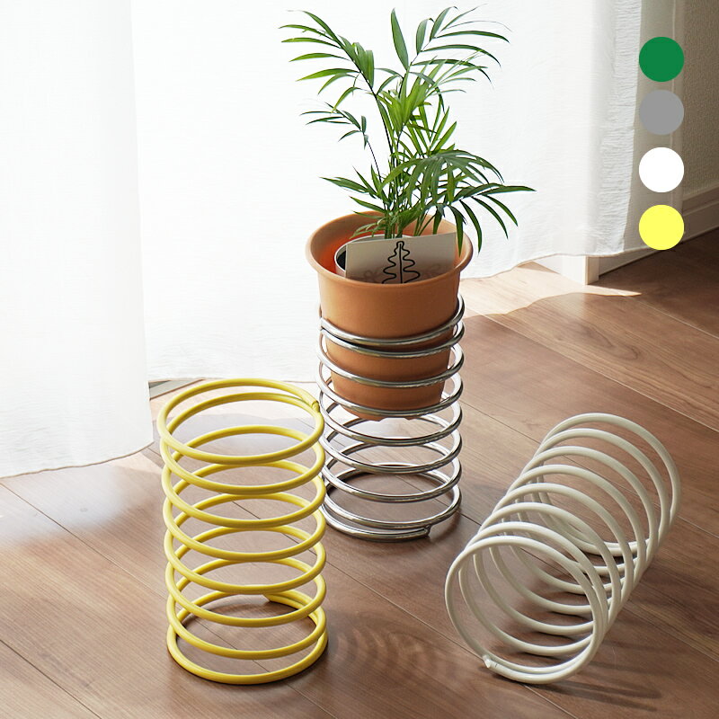 【1日 24時間限定 クーポン10%OFF】【最強配送】ポットスタンド スプリング 鉢カバー 鉢置き 観葉植物 ..