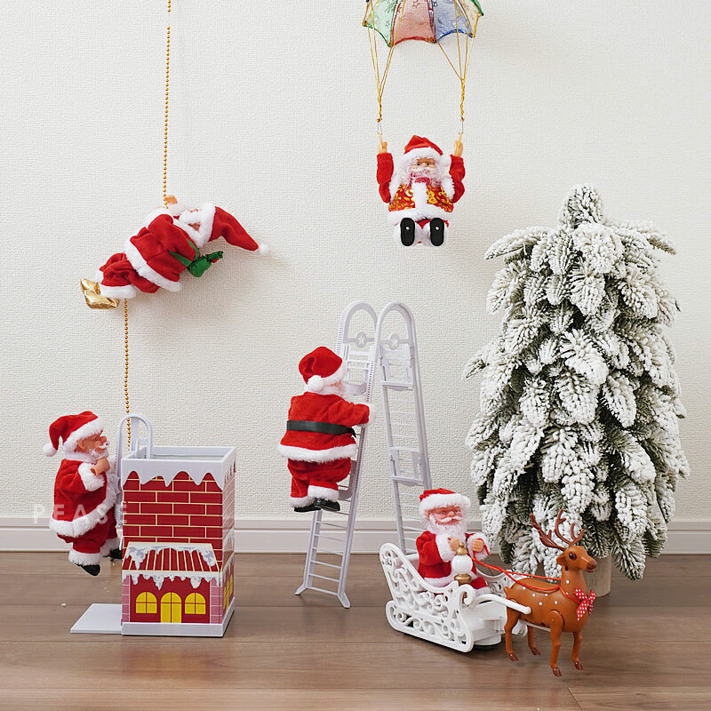 【365日 あす楽対応】クリスマス サンタクロース 人形 動く ミュージックサンタ 飾り オブジェ 置物 おもちゃ かわい…