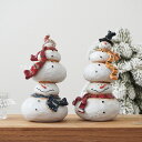 【マラソン 全商品5%OFF】【最強配送】クリスマス スノーマン 雪だるま オブジェ 飾り デコレーション 置物 かわいい クリスマス雑貨