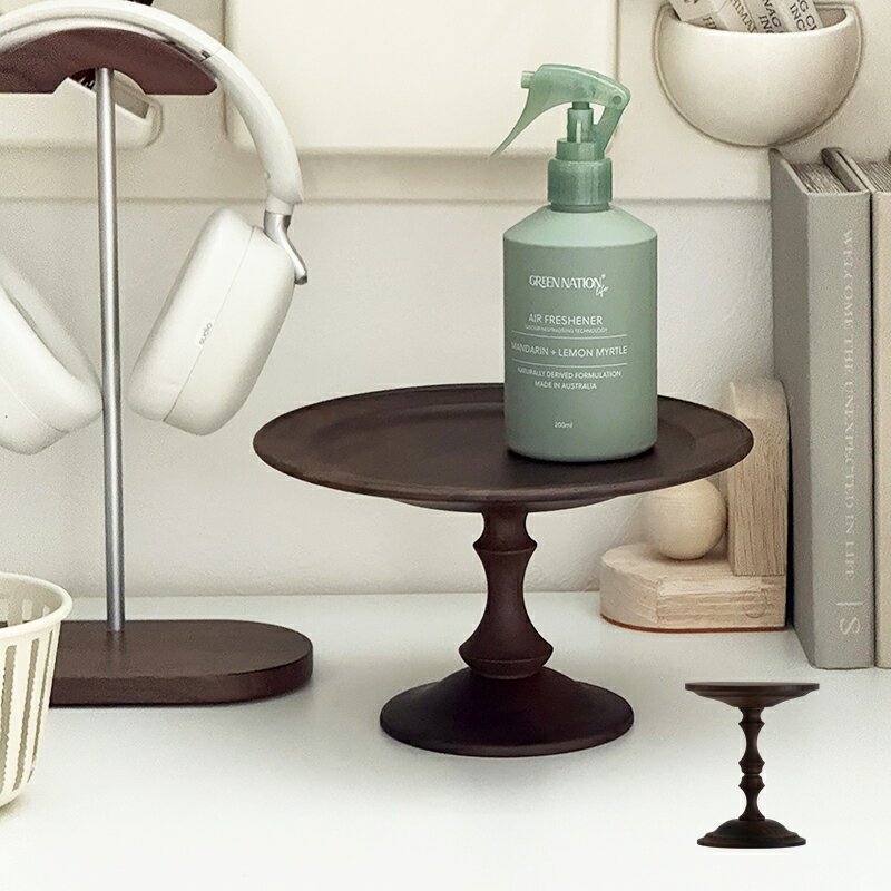 【最強配送】ウッドコンポート 木製 アクセサリースタンド ケーキスタンド コンポート皿 ディスプレイ..