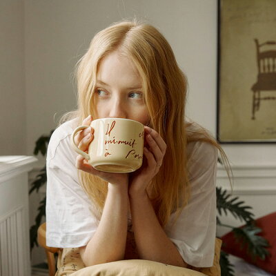 【スーパーセールラスト 10日~10%OFFクーポン】HOTEL PARIS CHILL ホテルパリチル Midnight Stoneware Mug マグカップ 大きい 食器 おしゃれ かわいい 韓国インテリア 韓国雑貨 ジャパンディ