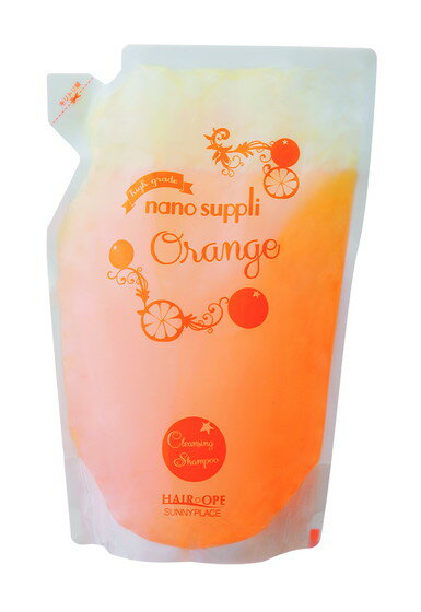 樂天商城 - サニープレイス ナノサプリ クレンジングシャンプー　オレンジ 800ml